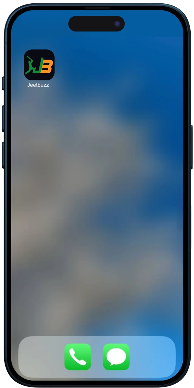 JeetBuzz অ্যাপ চালু করার এবং আপনার অ্যাকাউন্টে লগ ইন করার সহজ ধাপ।